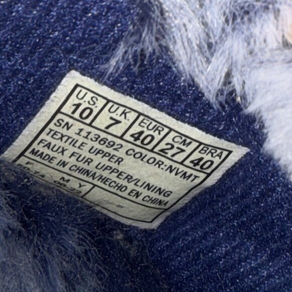 Skechers Bobs Too Cozy Cuddled Up Size 10 Slippers Grey/Multi Cats Memory Foam - Picture 4 of 4